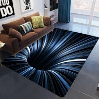 【SALES】 3D Vortex Illusion Carpet Entrance Door Floor Mat Abstract Geometric Optical Doormat Non-slip Floor Mat Living Room Decor Rug