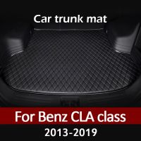 Car trunk mat for Benz CLA class C117 sedan 2013 2014 2015 2016 2017 2018 2019 cargo liner carpet interior accessories cover