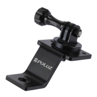 【Best value】 PULUZ อะลูมินัมอัลลอยรถจักรยานยนต์ Fixed Holder Mount อะแดปเตอร์ขาตั้งกล้องสำหรับ Go Pro 5 Session