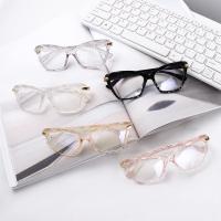 XDFDXGFFD ย้อนยุค คลาสสิก แว่นตา แว่นสายตา ผู้หญิง แว่นตา แว่นสายตาแมว แว่นตาคอมพิวเตอร์ แว่นอ่านหนังสือ แว่นตาออปติคอล
