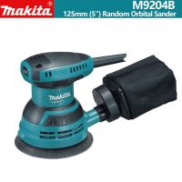 Makita M9204B 125mm Random Orbital Sander Wood Grinder  Polishing Machine Woodworking Electric Polisher with Dust Collection Bag Cleaning Tools