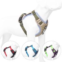 Dog Harness Quick Release Pet Puppy Harness Vest Nylon Material Breathable Pet Harness For Dogs Adjustable Pet Outdoor Harness Leashes