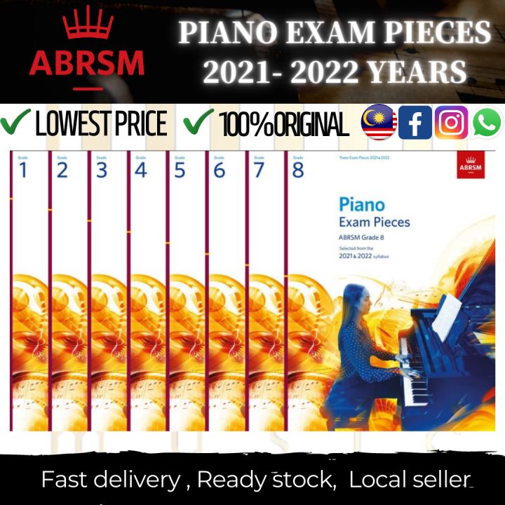 ☆NEW SYLLABUS☆ ABRSM PIANO EXAM PIECES GRADE 1,2,3,4,5,6,7,8 FROM 2021 ...