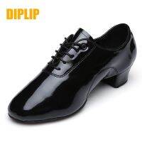 DIPLIP รองเท้าเต้นลาตินสำหรับผู้ชาย,ใหม่รองเท้าเต้นสไตล์โมเดิร์นละตินห้องเต้นรำแทงโก้รองเท้าเด็กมาตรฐานระดับชาติระยะ25-45หลา