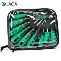 LAOA High Quality 9 pcs CR-V Material Screwdriver Set with Slotted and Phillips Head for Household