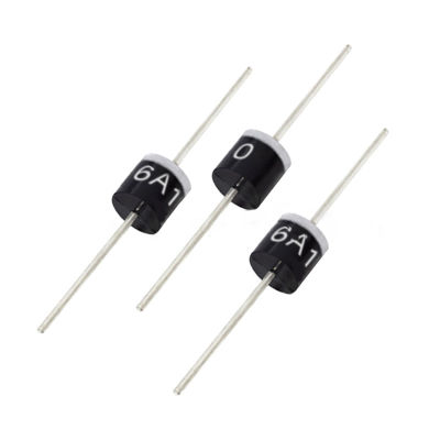FUYU 10pcs high Power หนา PIN 6A10 IN-LINE plug rectifier DIODE 6A 1000V electrical Axial rectifier DIODE