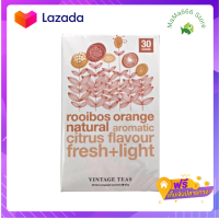 ?Promotion?ส่งฟรี วินเทจทีส์ ชาส้ม 30 ซอง - Vintage teas Rooibos Orange Natural Aromatic Citrus Flavour Fresh Light 30 tea bags