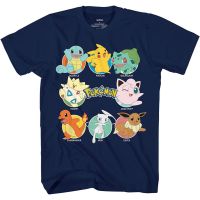 Pokemon Pikachu Game Kids Fashion Cartoon Print T-shirt Casual Sport O-ncek Short Sleeve 100% Cotton