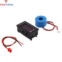 PANTHON แผงโวลต์มิเตอร์ AC เครื่องวัดกระแสไฟดิจิตอล60V-500V 100A มัลติมิเตอร์โวลท์-แอมป์มิเตอร์เครื่องทดสอบจอแสดงผลแอลอีดีพร้อมหม้อแปลงกระแสตรง CT