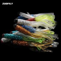 【hot】✢ 10PCS/lot 5.5cm Artificial Soft Rubber Bait Fishing Jig Wobbler Worm Carp Jighead Silicone Swimbait Pesca