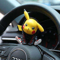 【ขายดี】☀อุปกรณ์เสริมในรถยนต์ Auto Pikachu เครื่องประดับรถยนต์ Aj รองเท้าตกแต่งภายในรถยนต์บุคลิกภาพรถน่ารัก Creative High-End Anime Figurine-ใช้งานง่าย