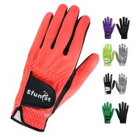 2023 ❀❇◄ Golf cloth gloves mens elastic breathable mesh non-slip summer golf gloves single left hand full finger