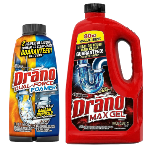 Drano Max Gel Drain Clog Remover and Cleaner for Shower or Sink Drains,  Unclo