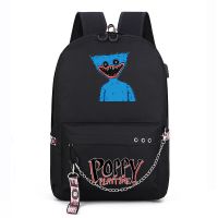 Poppy playtime men backpack huggy wuggy student school bag unisex nylon large capacity outdoor gift