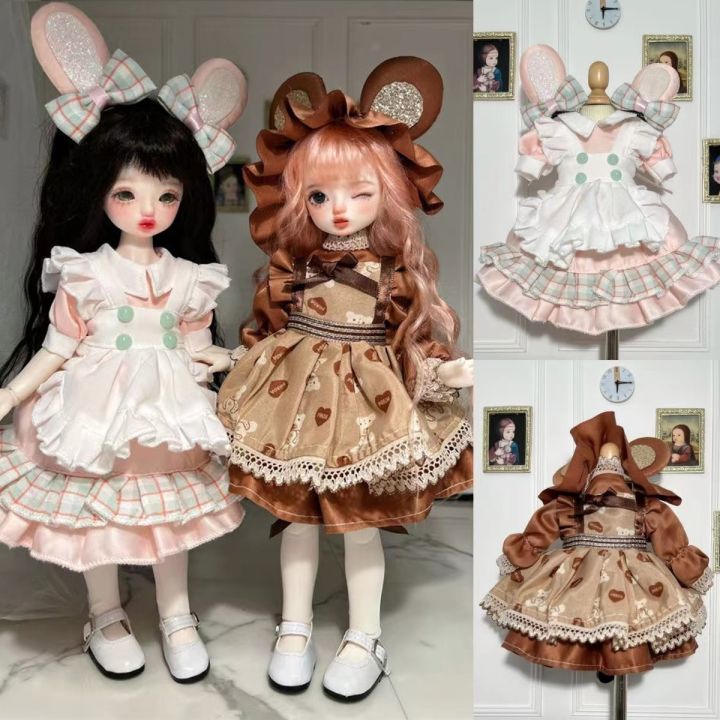 ตุ๊กตาทั้งชุด1-6สำหรับเด็กผู้หญิงสวมใส่ได้พอดีกับตุ๊กตาแต่งตัวตุ๊กตา-bjd-30ซม