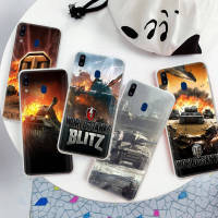 Yv110 World of Tanks อ่อนนุ่ม TPU เคสโทรศัพท์ หรับ Samsung A34 M52 A04 M30S A23 M23 M53 M21 A54 M30 A40S A9 A14 A04S M33 Plus โปร่งใส ปก