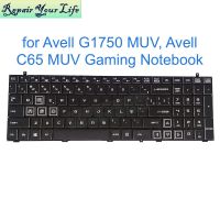 US BR-PT Brazil Backlight Keyboard for Avell G1750 MUV  Avell C65 MUV Gaming Notebook Teclado abnt2 Brasil Brazilian RGB Backlit Keyboard Accessories