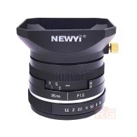 NEWYI เครื่องดูดควันแว่นกันแดดทรงสี่เหลี่ยม37Mm/39Mm / 40.5Mm / 43Mm / 46Mm / 49Mm / 52Mm / 55Mm / 58Mm ฝาครอบเลนส์สำหรับกล้องโซนี่นิคอนฟูจิ Canon