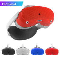 ซิลิโคนฝาครอบป้องกันเชลล์กรณีสำหรับ Pico 4 VR ชุดหูฟังหัวหน้าปกป้องกันรอยขีดข่วนสำหรับ Pico Neo 4อุปกรณ์เสริม