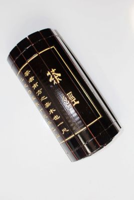 จีนคลาสสิก Bamboo Scroll Slips หนังสือชื่อดัง  คลาสสิกชา