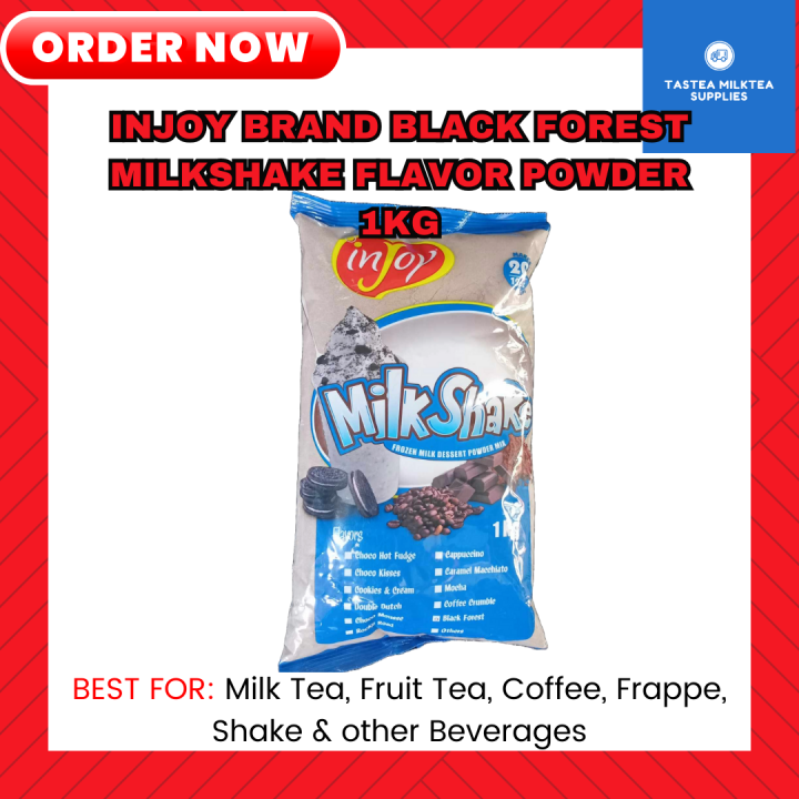 INJOY Black Forest Milk Shake Instant Powder Milk Drink 1kg TASTEA