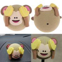 【CC】 1Pc funny monkey car suv antenna pen topper aerial EVA ball decor toy gift for children