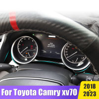 สำหรับ Toyota Camry 70 XV70 2018-2021 2022 2023ภายในรถ Dashboard แผงหน้าปัดหน้าจอกรอบสติกเกอร์อุปกรณ์เสริม