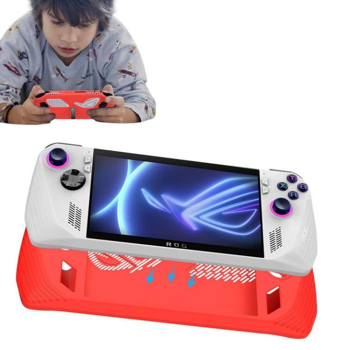 game-console-case-game-console-shell-dustproof-handheld-console-case-silicone-storage-case-full-protection-cover-for-rog-ally-everywhere
