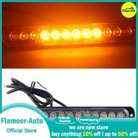 Flameer ไฟไฟแฟลช LED 12ดวง50000H 36W ไฟพอดีกับรถพ่วงสำหรับรถยนต์