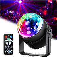 Ambient Light Crystal Voice-Activated Flash Colorful Lights USB Power Bank Powered Car Lights Stage Bar Home 【SEP】