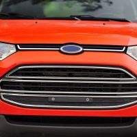 กระจังหน้ากระจังหน้าโครเมี่ยม ABS สำหรับ Ford Ecosport 2013 2014 2015 2016 2017แม่พิมพ์ตกแต่งใส่โลโก้ด้านข้าง (JL3ZJJHUUEJHHYDHGWTSG)