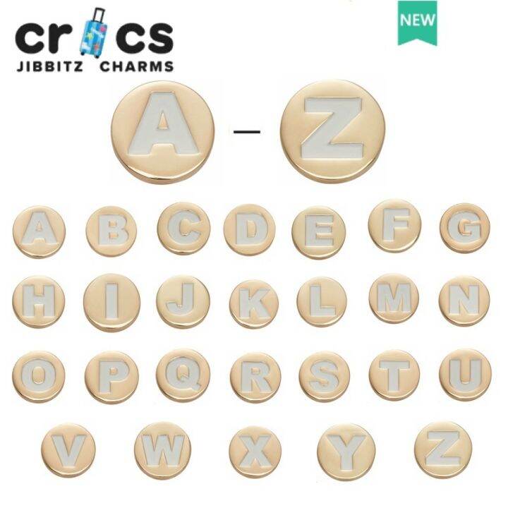 croc Jibbitz charms letter A-Z ตัวติดรองเท้าหัวโต แท้ จี้ตัวอักษรภาษาอังกฤษ A-Z โลหะ สีทอง สําหรับตกแต่งรองเท้า DIY | Lazada.co.th Croc Jibbitz Charms Letter A-Z ตัวติดรองเท้าหัวโต แท้ จี้ตัวอักษรภาษาอังกฤษ A-Z โลหะ สีทอง สําหรับตกแต่งรองเท้า Diy | Lazada.Co.Th