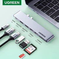 Lamberts Ugreen usb tipo c hub duplo USB-C para hdmi rj45 pd 3.0 sd macbook pro adaptador de ar thunderbolt 3 doca 3.1 tipo-c