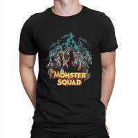 80S Horror Movie Men T Shirts The Monster Squad Casual Tee Shirt Short Sleeve O Neck T-Shirt 100% Cotton Summer Tops
