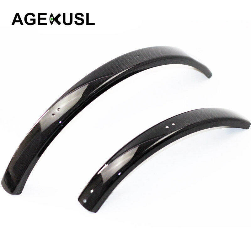 AGEKUSL Leather Mudguard Fender For Brompton Folding Bike Fenders Mud Guards 