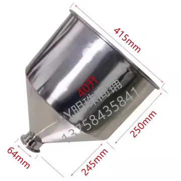 1.6L/2L Stainless Steel Oil Filter Bacon Grease Strainer Tank