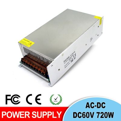 【hot】❃❡ Supply 60V 12A 720w Led Driver 220V to DC60V SMPS for strip Industry