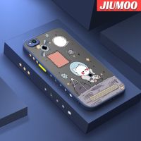 เคส JIUMOO สำหรับ Xiaomi Redmi 5 5A 5 PLus เคสลายหมีพื้นที่ใหม่กระจกหลังแบบฝ้าเคสกรอบซิลิโคนปลอกโปร่งใสกันกระแทกเคสมือถือรวมฝาครอบป้องกันเลนส์กล้องถ่ายรูปทั้งหมด