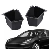 【ขายดี】☀Trunk Organizer สำหรับ Tesla รุ่น Y กล่องเก็บด้านข้างกันน้ำไม่มีกลิ่นถังขยะรถอุปกรณ์เสริมคอนเทนเนอร์สไลด์ Accessoy-ใช้งานง่าย