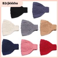 B2RJKKKHO ผู้หญิง Headwear ผ้าพันคอสำหรับเด็กผู้หญิง ฤดูหนาว Headbands ผ้าโพกศีรษะ ผ้าโพกหัวถัก หมวกอุ่น