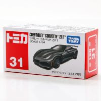 Takara Tomomy Tomica ของเล่นรถโลหะผสมโมเดลรถยนต์โลหะหล่อแข็งขนาดเล็ก ZR1เชฟโรเลตโคเวทสำหรับเป็นของขวัญของเด็กผู้ชาย