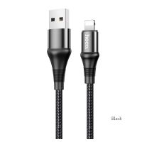 สายสำหรับ iPhone USB HoCo 12 11 Pro Max Xr X Xs 8 7 6 Plus สายสายชาร์จเร็ว2A iPad Mini Ios14สายข้อมูลโทรศัพท์มือถือ