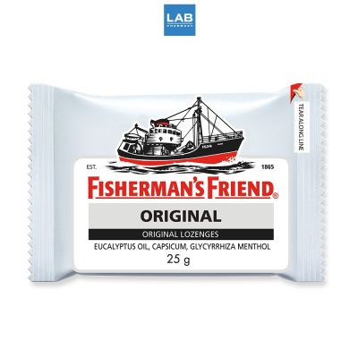 Fisherman’s Friend Original ซองขาว 25g - ฟิชเชอร์แมนส์ เฟรนด์ ลูกอม บรรเทาอาการระคายคอ