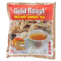 Gold Roast Instant Ginger Tea 360g (บรรจุ 20 ซอง) รสชาติชุ่มคอ กลิ่นหอม ทานตอนเช้า หรือ ตอนไหนๆ