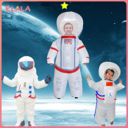 Inflatable Trắng Spaceman Trang Phục Halloween Giáng Sinh Cosplay Phi Hành