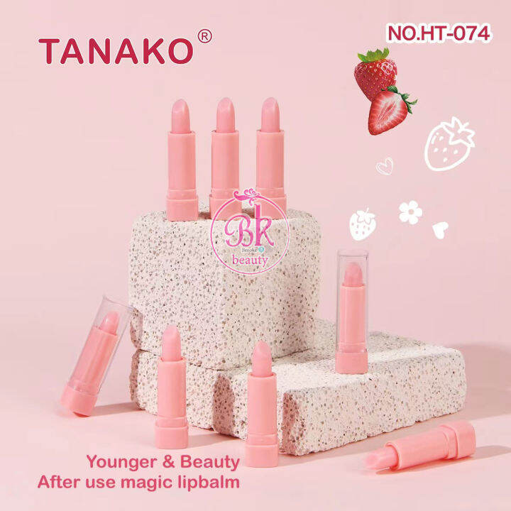 tanako-ลิปมัน-ลิปบาล์ม-ลิปมันบำรุง-nbsp-ลิป-เซตลิปมัน-10-แท่ง-สตรอเบอร์รี่-เมจิกลิปบาล์ม-ให้ความชุ่มชื้นและบำรุง-ริมฝีปาก