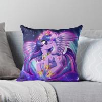 Princess Twilight Sparkle Printing Throw Pillow Cover Waist Fashion Anime Home Bedroom Office Throw Pillows not include