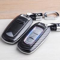 ✱☸✚ Carbon Fiber Car Key Protection Case Is Suitable For Geely Atlas Boyue Nl3 EX7 Emgt And X7 Emgrarandx7 SUV GT Gc9 Auto Parts