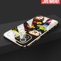 เคส JIUMOO สำหรับ Xiaomi MI 11 Lite 4G 11 Lite 5G 11 Lite 5G 11 Lite 5G Ne เคสการ์ตูนทอยสตอรี่ขอบสี่เหลี่ยมใหม่กรอบพื้นผิวชุบซิลิก้าเจลนิ่มกันกระแทกเคสมือถือรวมเลนส์กล้องถ่ายรูปฝาครอบป้องกัน