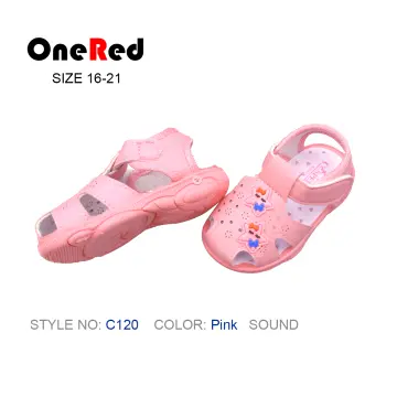 Pink discount sound slippers